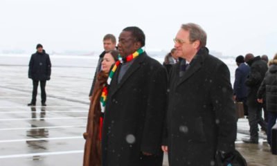 Emmerson Mnangagwa in Russia